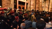 Stones thrown as Armenian protesters clash with police after ceasefire