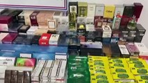 Antalya'da Kaçak Sigara, Elektronik Sigara ve Parfüm Operasyonu