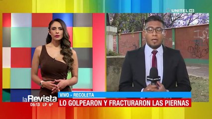 Hombre queda con las piernas fracturadas tras ser atacado en plena vía pública