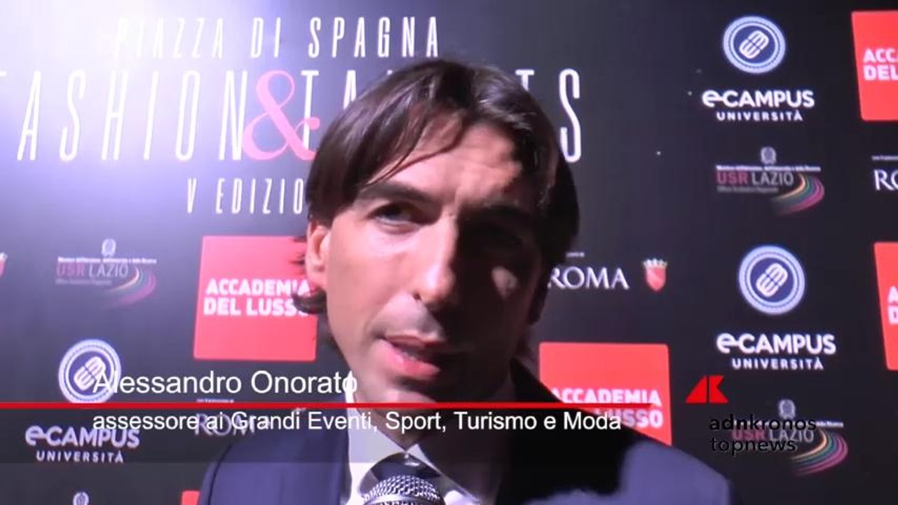 Moda, assessore Onorato: "Roma investe nella crescita di giovani talenti"