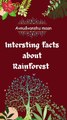 Intersting facts about Amazon rainforest #facts