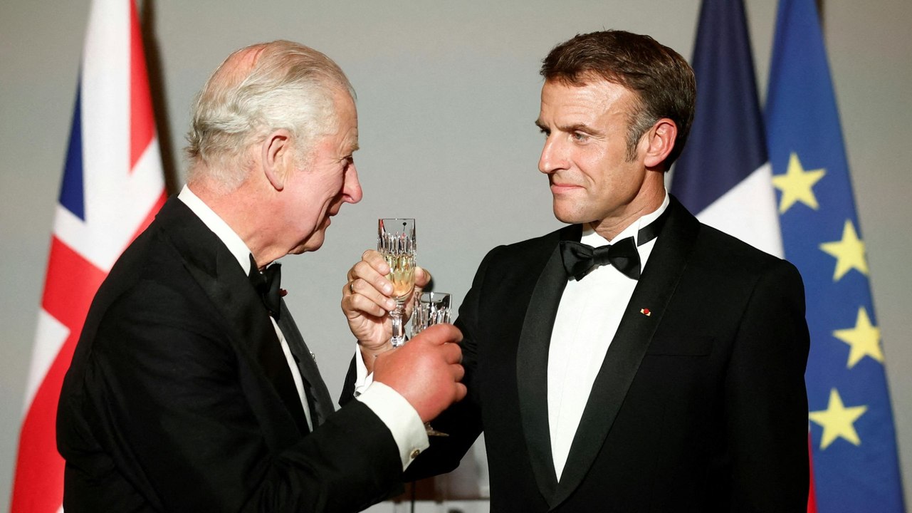 Glamouröses Staatsbankett für Charles III. in Versailles