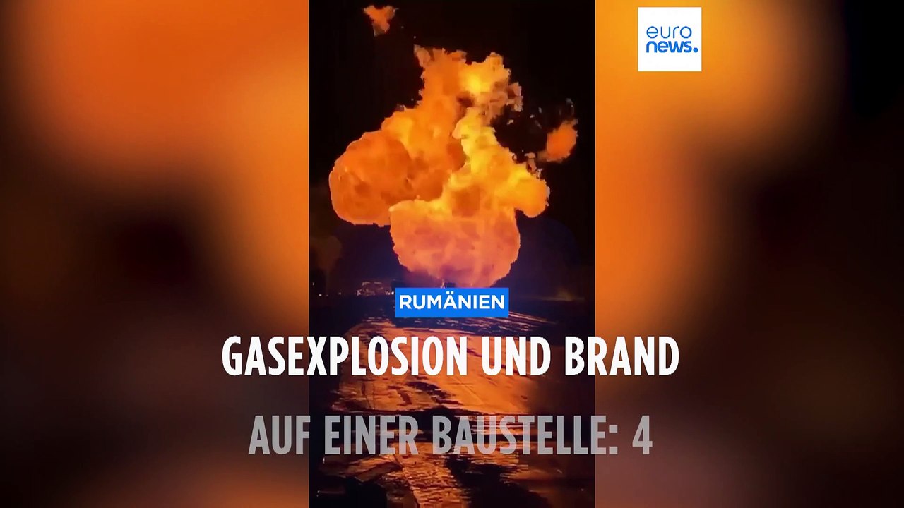 Rumänien: 4 Tote und 5 Verletzte bei Gasexplosion auf Autobahnbaustelle