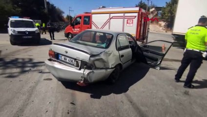 Burdur'da Cip ile Otomobil Çarpışması: 3 Yaralı