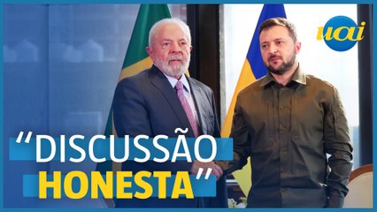 Lula e Zelensky tem “discussão honesta e construtiva”