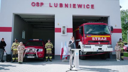Gazeta Lubuska. Uroczyste otwarcie remizy OSP w Lubniewicach