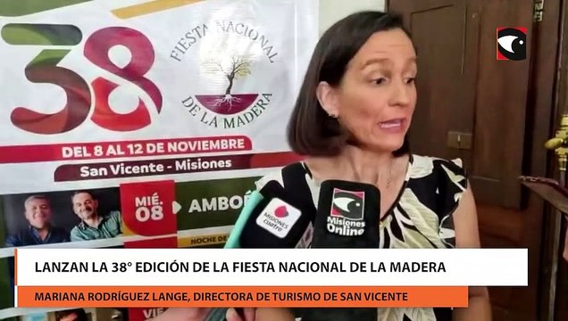 Lanzan la 38° edición de la Fiesta Nacional de la Madera
