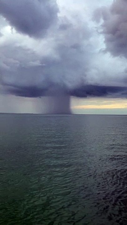 Storm Cells Sits On Lake Simcoe