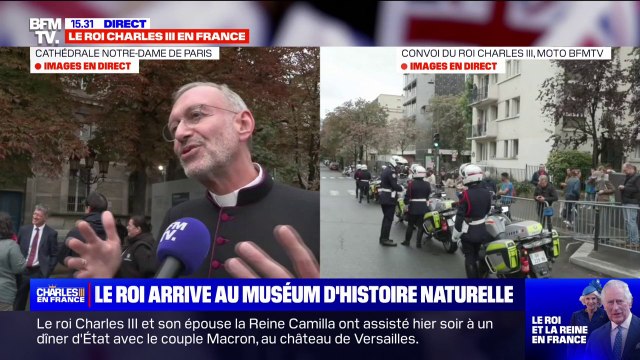 Mgr Olivier Ribadeau-Dumas, recteur de la cathédrale de Paris: la visite de Charles III est le signe que Notre-Dame de Paris est un symbole au cœur de ce monde
