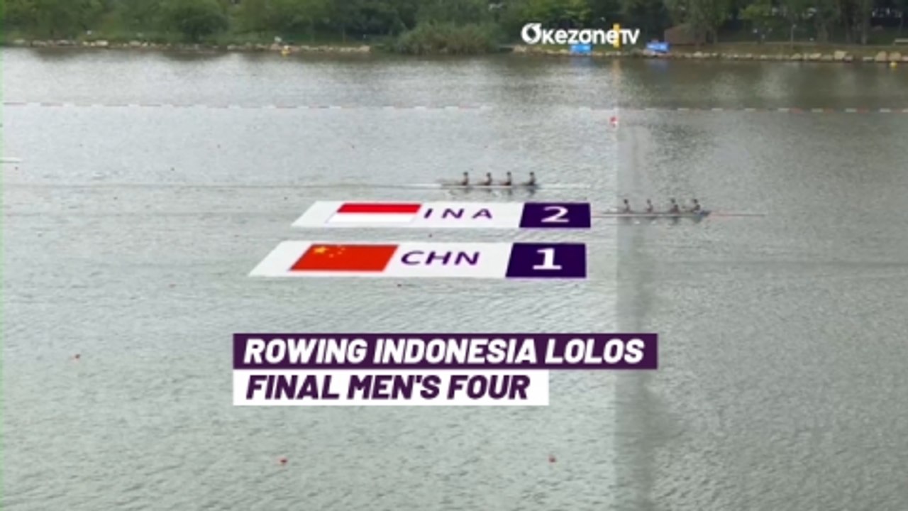 Highlight Asian Games 2023: Rowing Indonesia Lolos Final Nomor Mens Four
