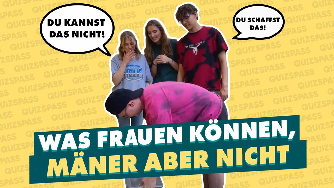 Männer können diese Dinge nicht!