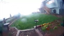 Tornado Sends Patio Furniture Flying