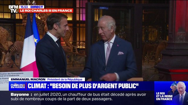 Charles III à Paris: Je vous félicite pour votre engagement en faveur de la biodiversité, déclare Emmanuel Macron lors d'une visite du Museum d'Histoire naturelle