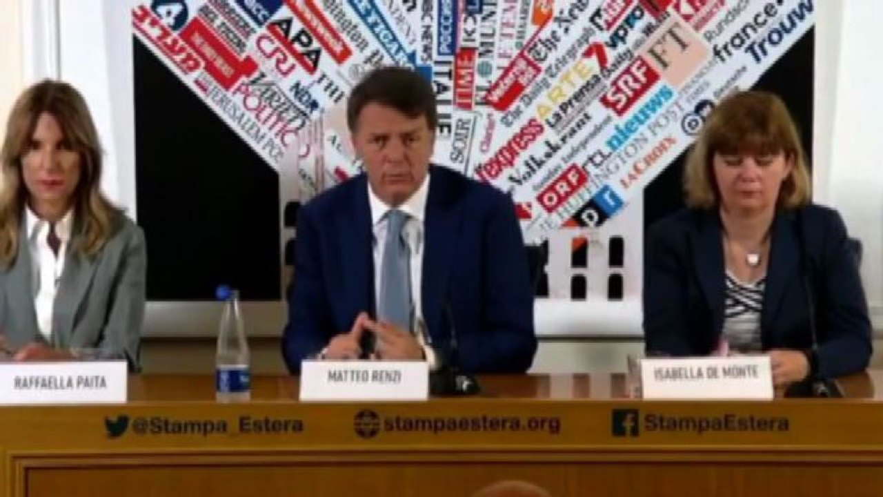 Migranti, Renzi: ok piano Mattei se in Africa si fa sul serio