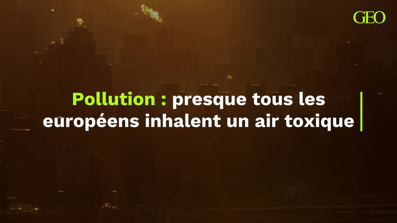 À cause de la pollution, presque tous les européens inhalent un air toxique