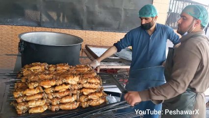 Badami Chicken Recipe - Zaiqa Restaurant, Ring Road Food Street Peshawar - Almond Chicken Recipe