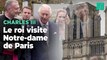Les images de la visite de Charles III à Notre-Dame de Paris et au Marché aux fleurs