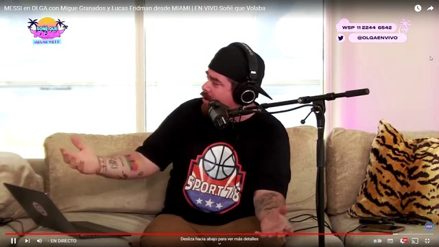 Migue Granados se emocionó en vivo