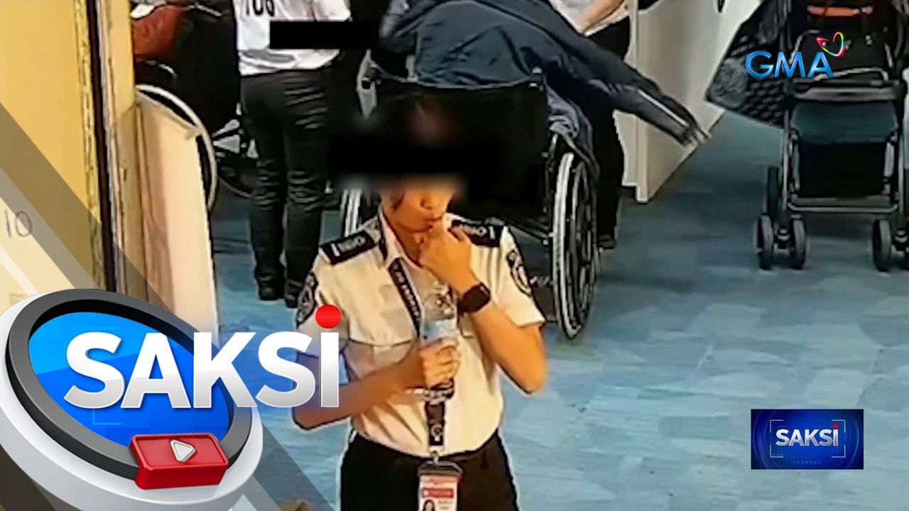 Na-hulicam na OTS personnel, itinangging nakaw na dolyar ang isinubo kundi tsokolate | Saksi
