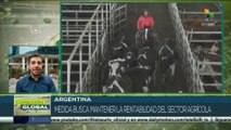 Ministro de Economía de Argentina anuncia retenciones a productos lácteos