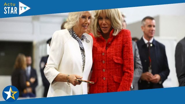 Visite de Charles III en France Camilla Parker Bowles et Brigitte Macron se sont affrontées au cou