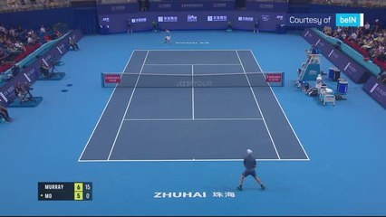 Murray cruises to victory on China return