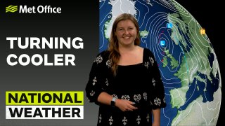 Met Office Evening Weather Forecast 21/09/23 – Showers generally easing overnight