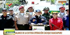 Autoridades de Venezuela ofrecen balance sobre Operación Cacique Guaicaipuro