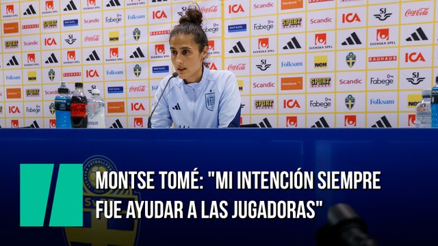 Montse Tomé: Quizás hubo fallos de comunicación, pero mi intención siempre fue ayudar a las jugadoras