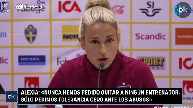 Alexia «Nunca hemos pedido quitar a ningún entrenador, sólo pedimos tolerancia cero ante los abusos»