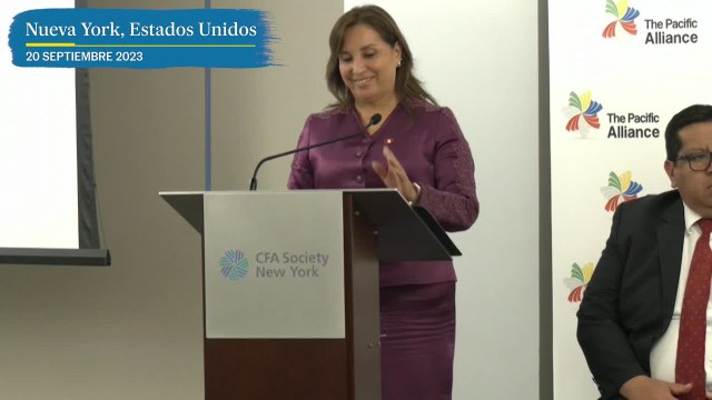 Manifestantes protestan contra Dina Boluarte