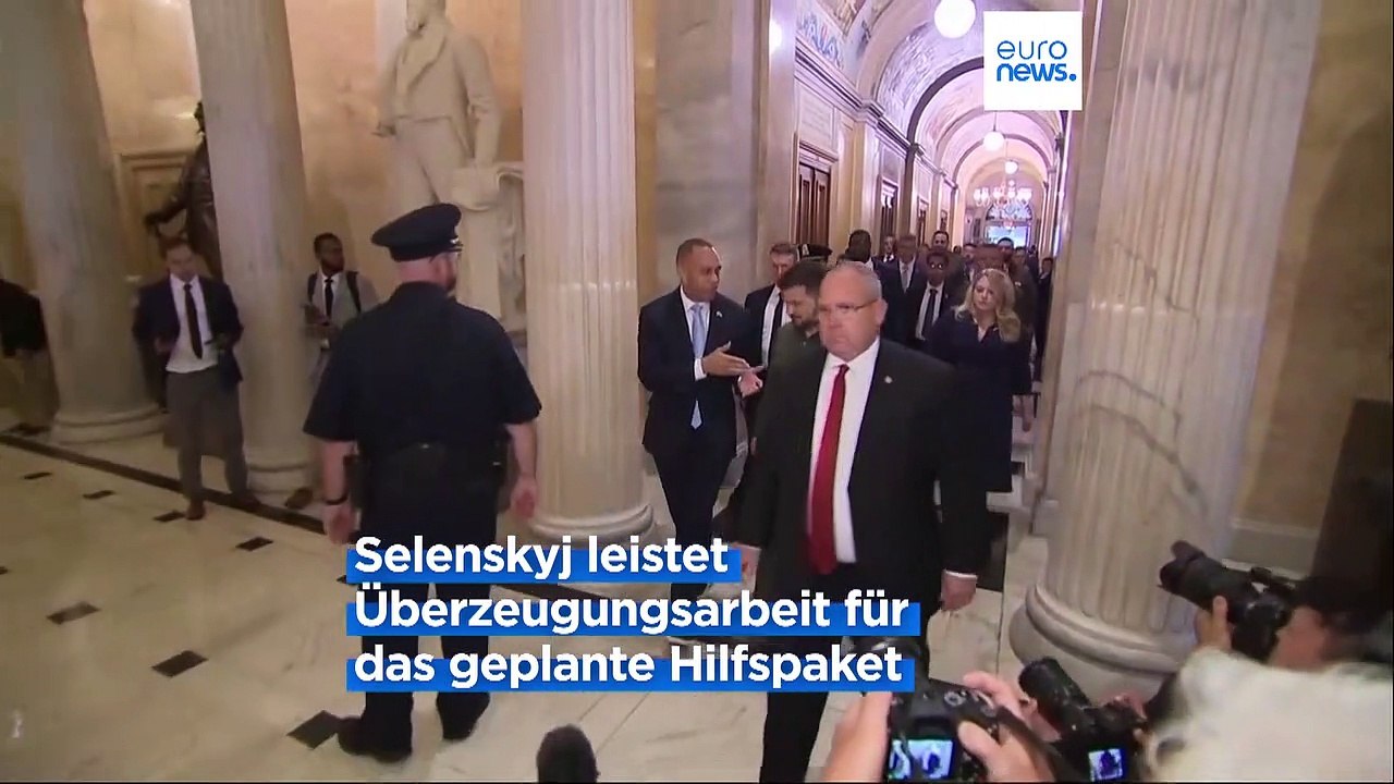 Ringen um Milliarden-Hilfspaket: Selenskyj leistet Überzeugungsarbeit im US-Kongress