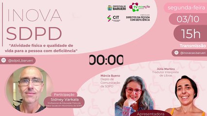 INOVA SDPD_ “Atividade física e qualidade de vida para a pessoa com deficiência_