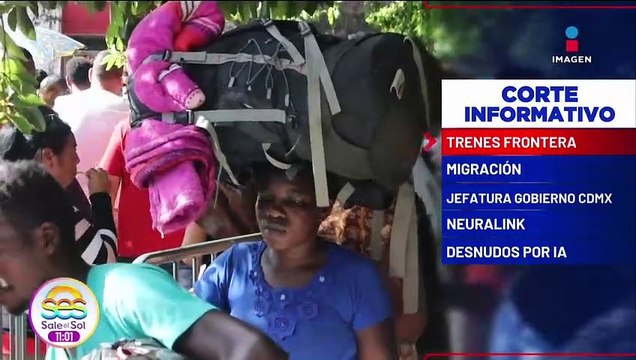 Migrantes siguen en su camino a EUA pese a suspensión de trenes frontera