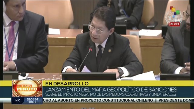 Canciller de Nicaragua agradece la creación del mapa geopolítico de sanciones
