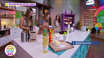 Prepara rico Volcán de Dulce de Leche con Linda Cherem