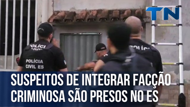 Suspeitos de integrar facção criminosa são presos na Grande Vitória
