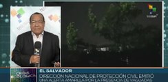 El Salvador: Dirección Nacional de Protección Civil emitió alerta amarilla por vaguadas