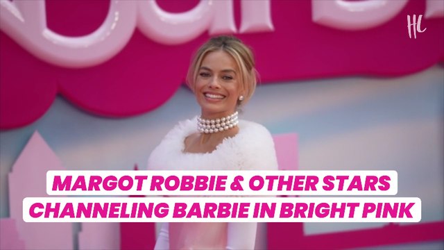 Margot Robbie & other stars channeling Barbie in bright pink