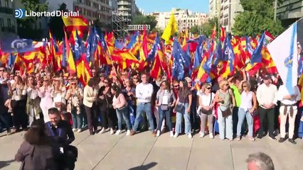 La izquierda y los golpistas reaccionan a la manifestación contra Sánchez y la amnistía