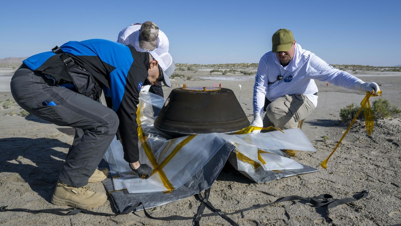 Größte Gesteinsprobe eines Asteroiden sicher zurückgeholt