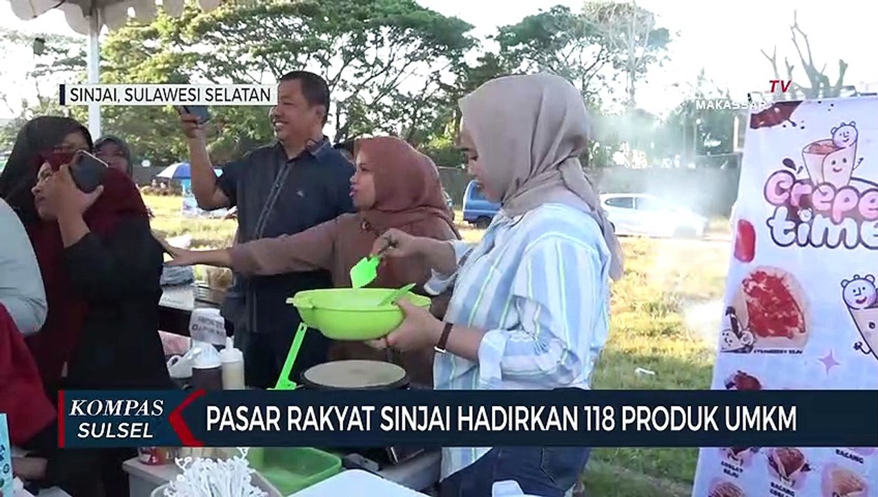 Pasar Rakyat Sinjai Hadirkan 118 Produk Umkm
