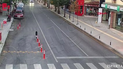 Isparta'da kazalar kameraya yansıdı