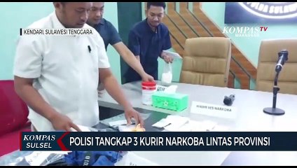 Video herunterladen: Polisi Tangkap 3 Kurir Narkoba Lintas Provinsi