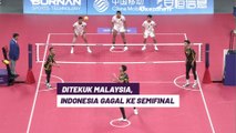 Highlight Asian Games 2023: Tim Sepak Takraw Beregu Putra Indonesia Ditekuk Malaysia 2-1
