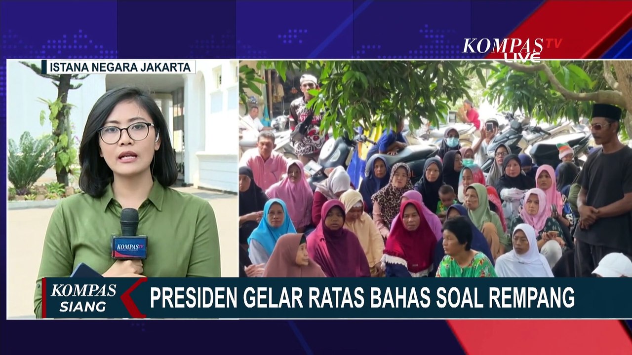 Bahas Konflik Rempang, ini Menteri yang Dipanggil Presiden Jokowi untuk Ikut Rapat Terbatas