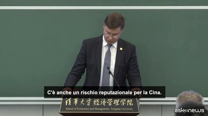 Dombrovskis: c'? un rischio reputazionale per la Cina