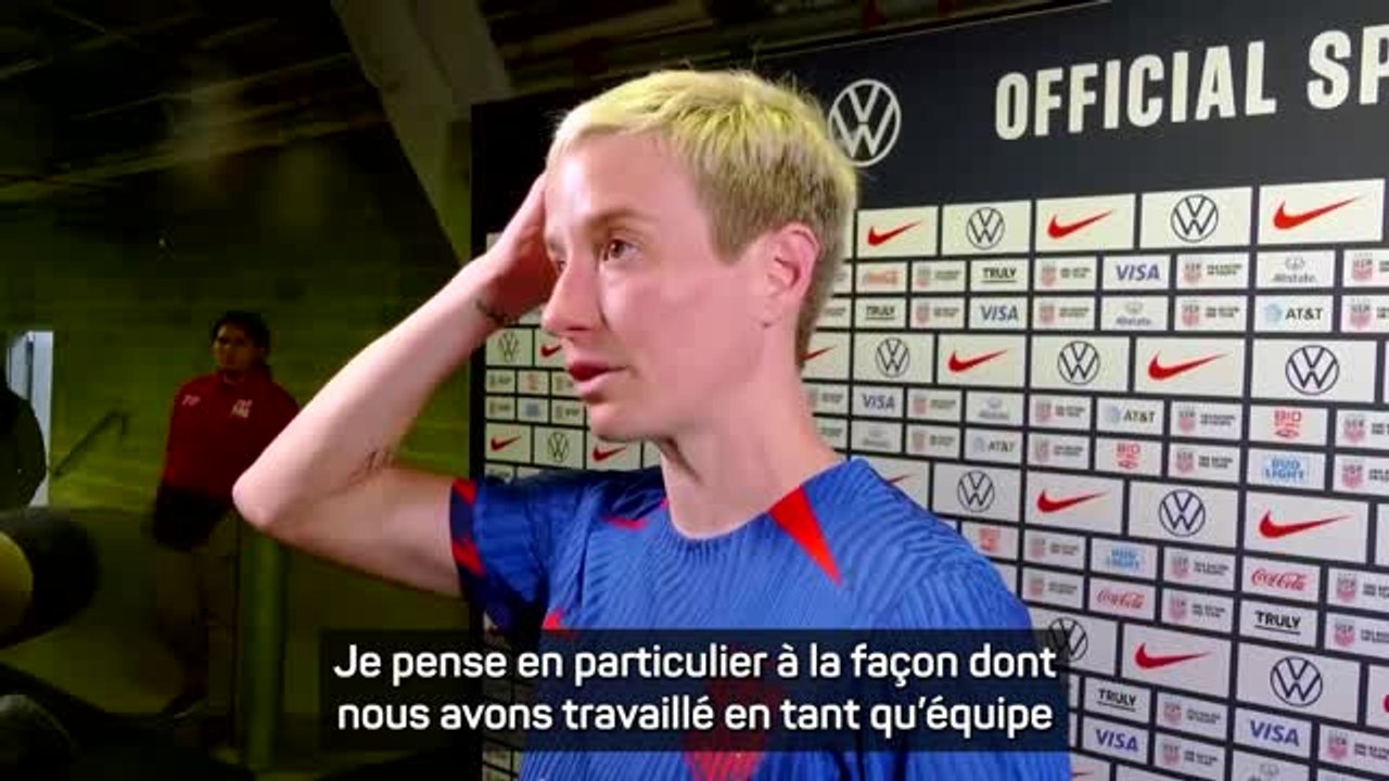 États-Unis - Rapinoe : "Je suis très fière des progrès que nous avons réalisés"