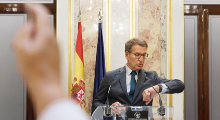 Feijóo se prepara para la primera sesión de investidura en el Congreso