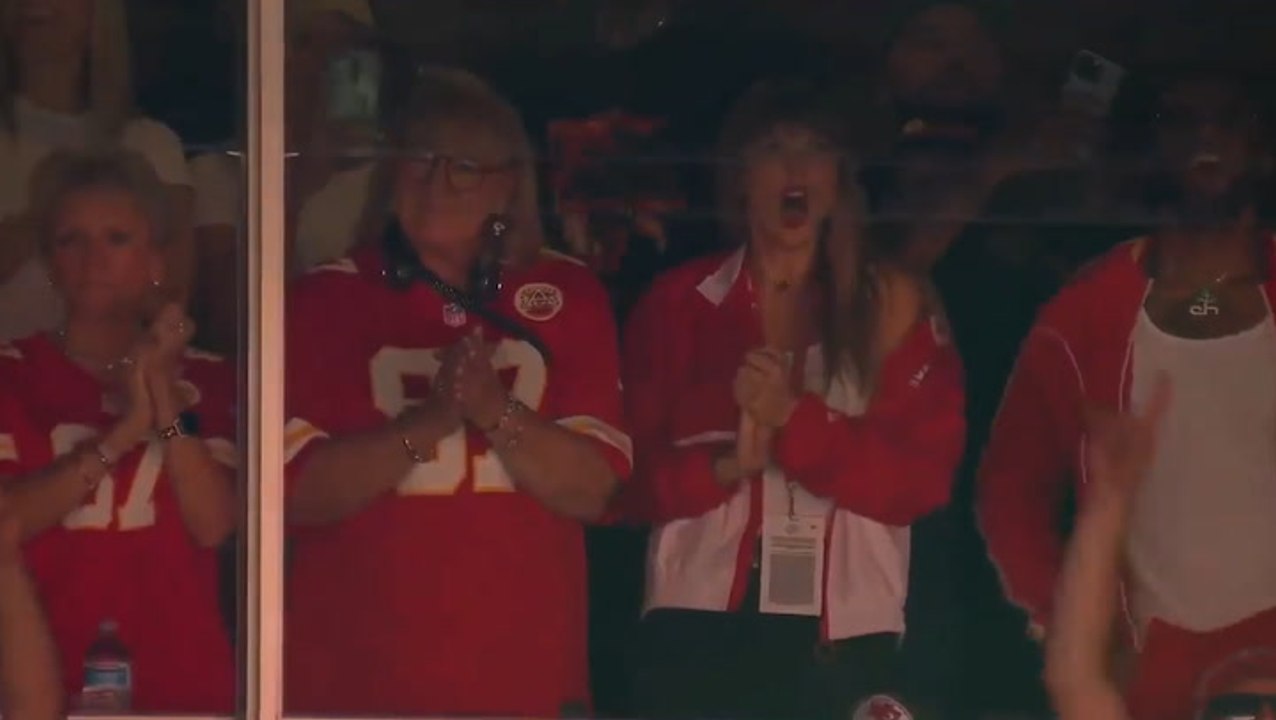 Taylor Swift spotted in NFL stands alongside Kansas City star’s mother amid dating rumours